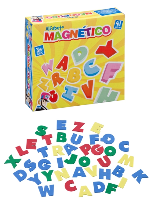Brinquedo Bate Bumbo Alfabetico Magnetico
