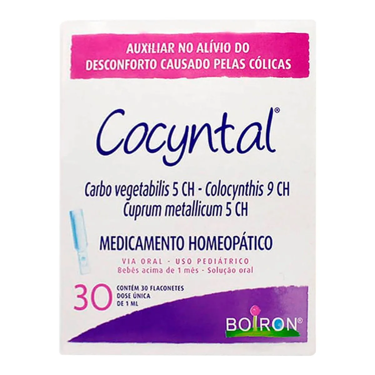 Cocyntal Solução Oral 30 Flaconetes 1 Ml