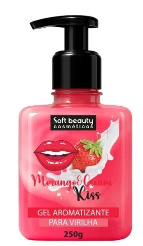 Gel Creme Soft Beauty Corporal Morango 250g