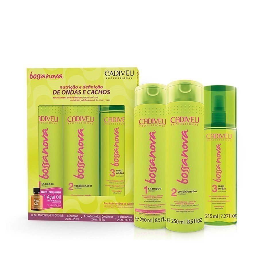 Bossa Nova Cadiveu Shampoo 250ml Condicionador 250ml