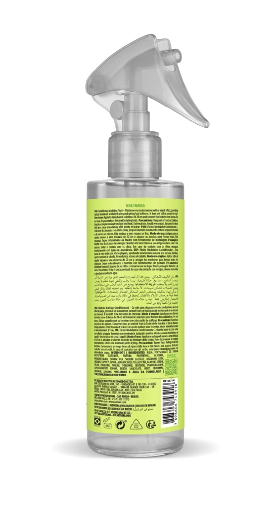 Cadiveu Bossa Nova Maxi Ondas Finalizador Spray Ativador De Ondas E Cachos
