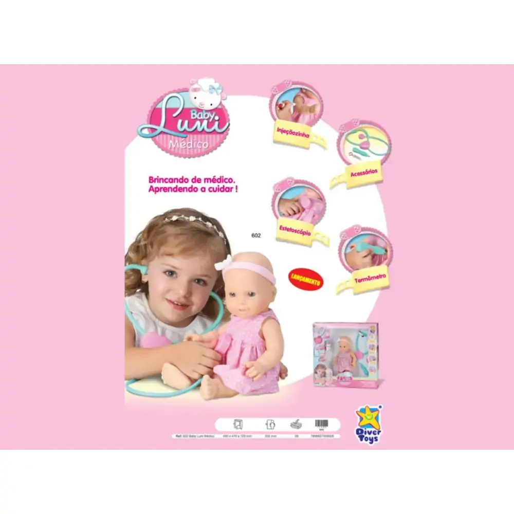 Boneca Baby Luni Medico 1un