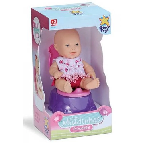Boneca Miudinhas Privadinha Diver Toys