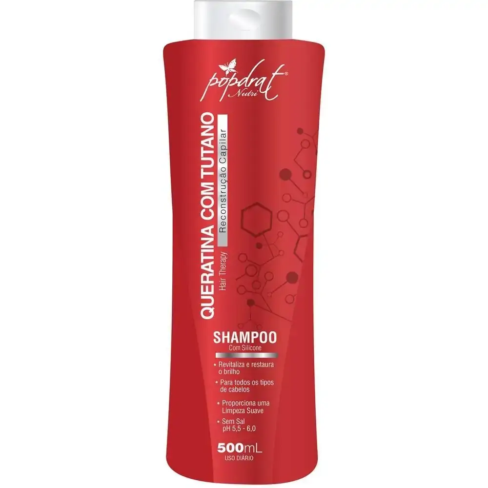 Shampoo Popdrat Queratina Com Tutano