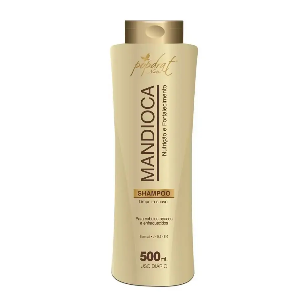 Shampoo Popdrat 500ml Mandioca