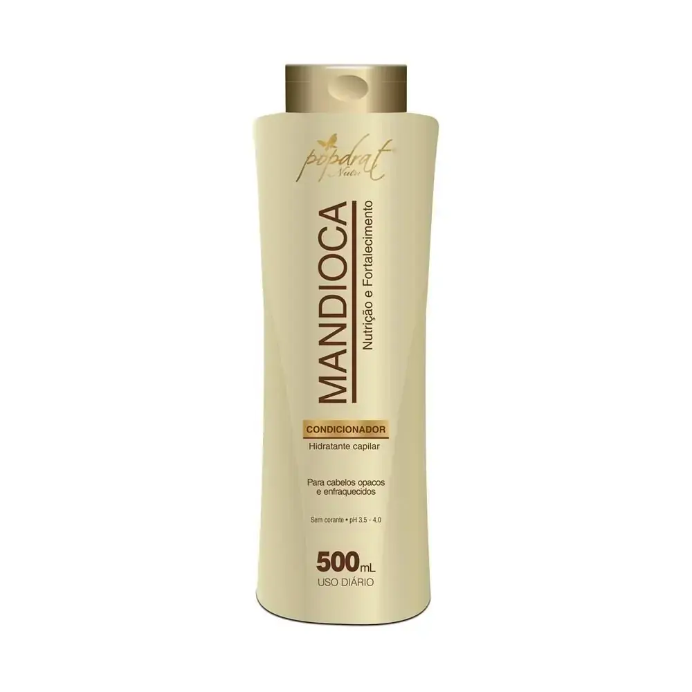 Condicionador. Popdrat 500m Mandioca C/ Silicone