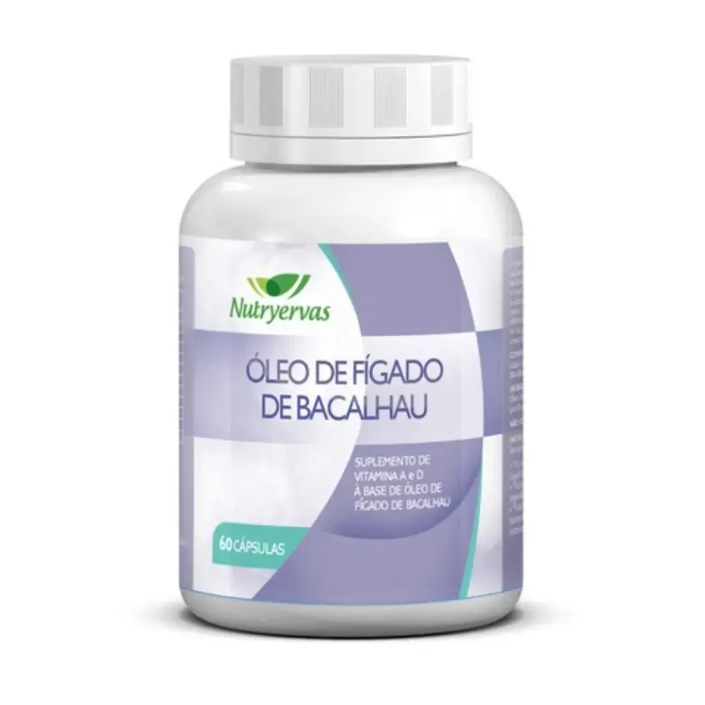 Oleo De Figado De Bacalhau 60 Caps Nutriervas