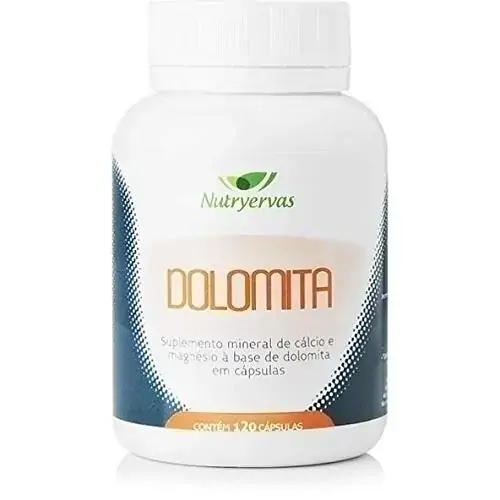 Dolomita 120 Caps Nutryervas Alimentos