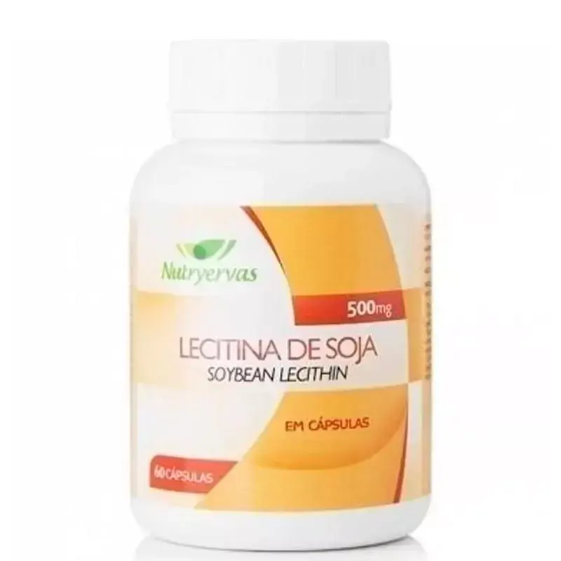 Lecitina de Soja 500mg 60caps - Nutryervas