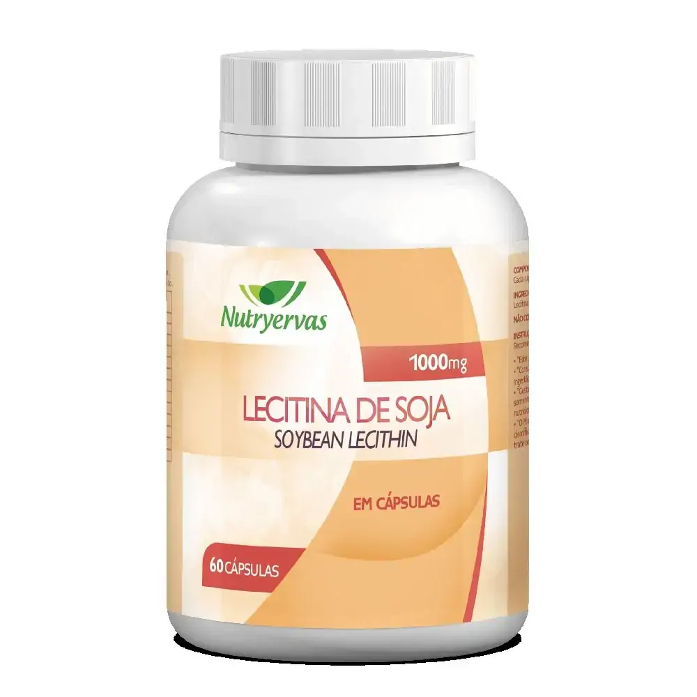 Leticina De Soja 60caps 1g Nutry Ervas
