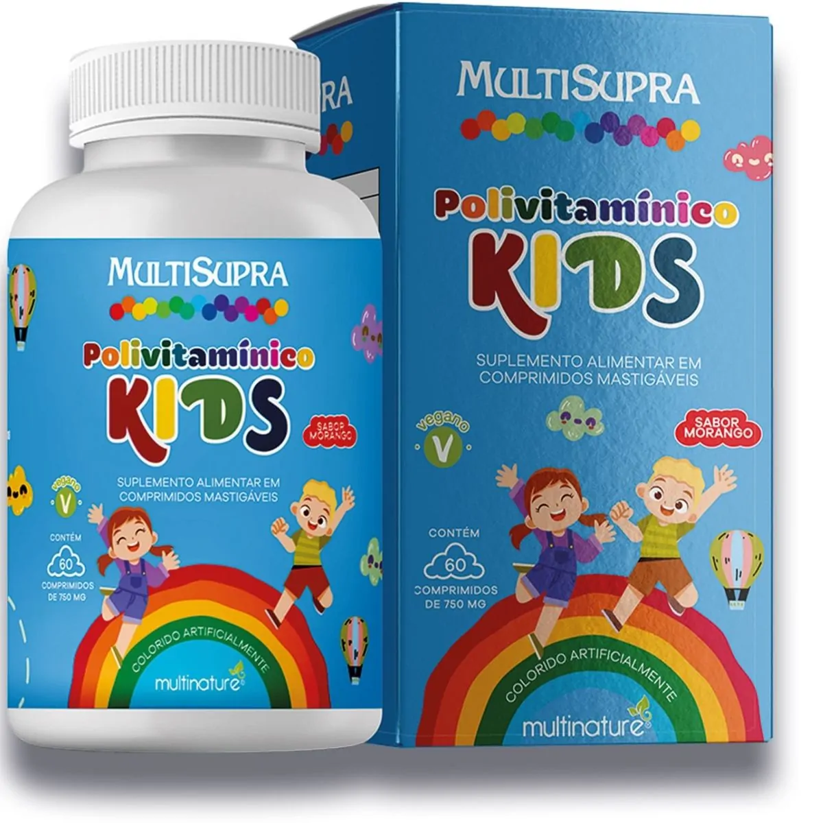 Multisupra Polivitamínico Kids C/60 Comprimidos - Multisupra Polivitamínico Kids C/60 Comprimidos