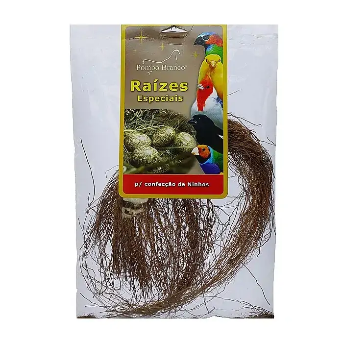 Raiz Especial Confecção De Ninhos Pássaros Pombo Branco