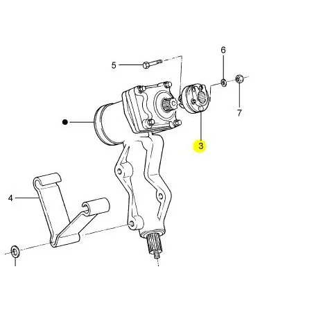 Junta Elástica da Caixa de Direção FORD F4000 Completa - ROCHEPECAS 2SH417465