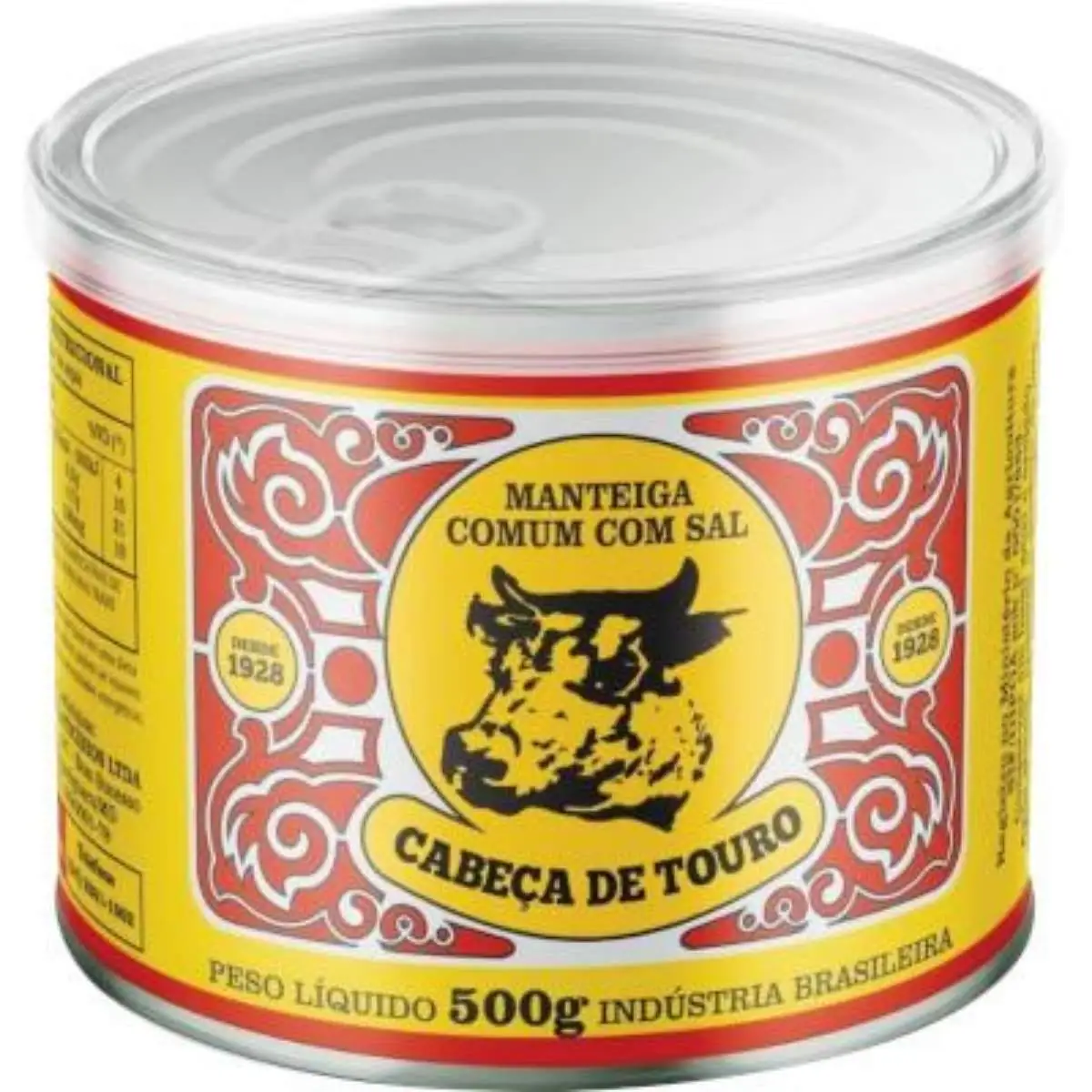 Manteiga Comum Com Sal Cabeça De Touro 500 g