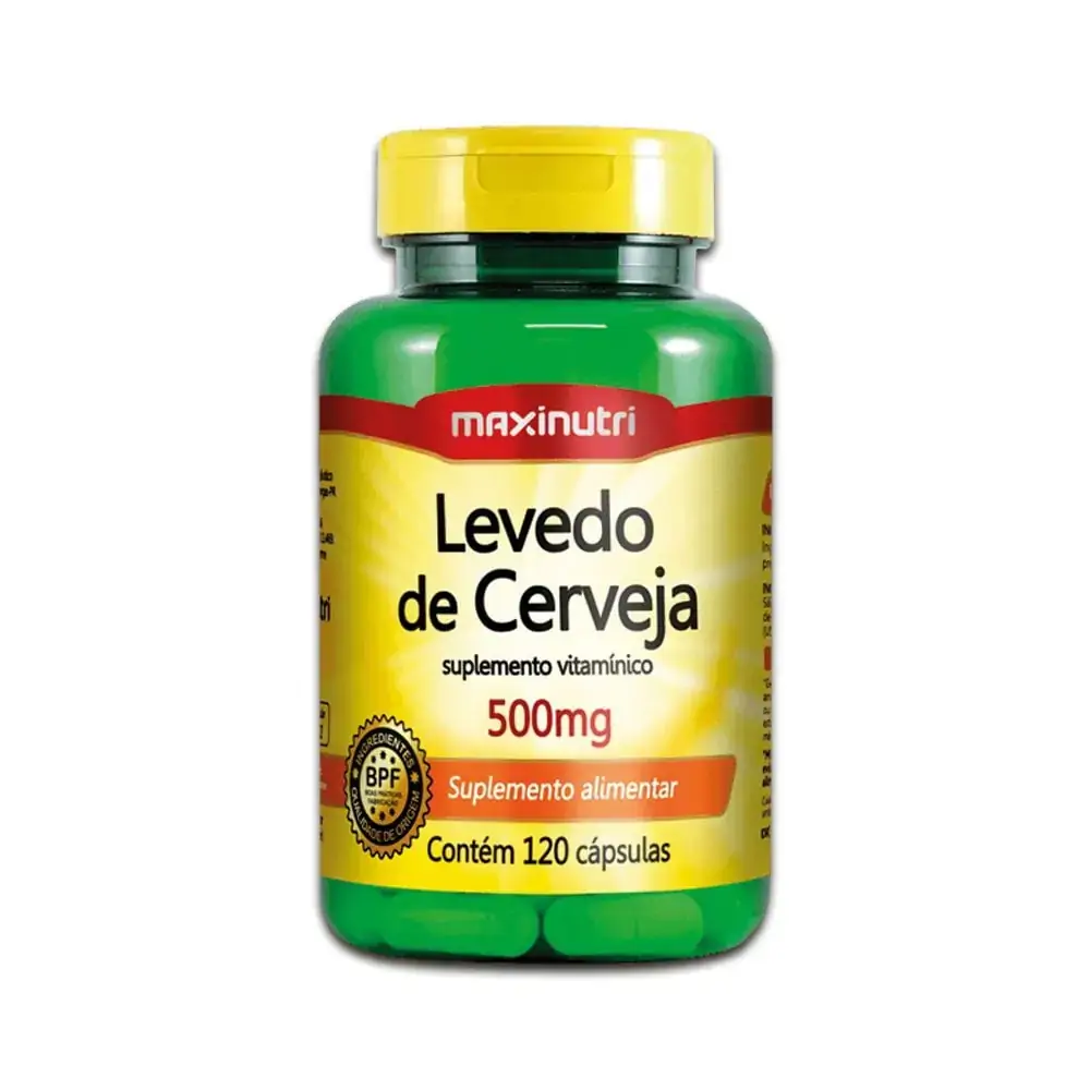 Levedo de Cerveja 450mg 120 Cápsulas - Maxinutri