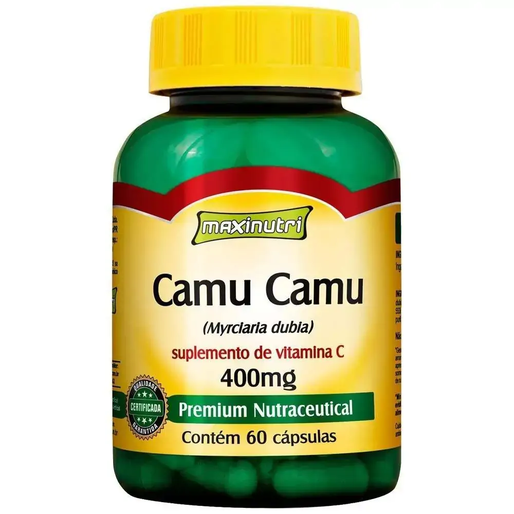 Camu Camu 400mg 60 cápsulas Maxinutri