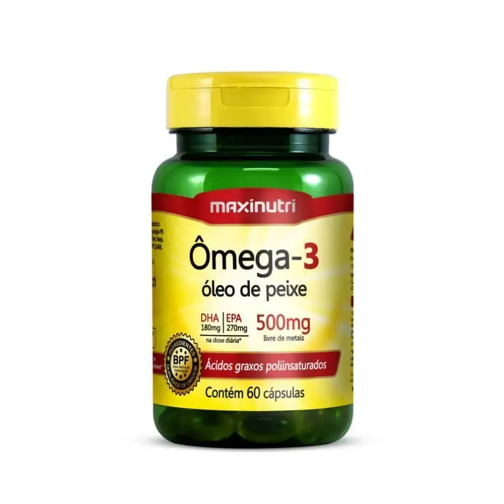 Omega3 500mb 60 Capsulas Maxinutri