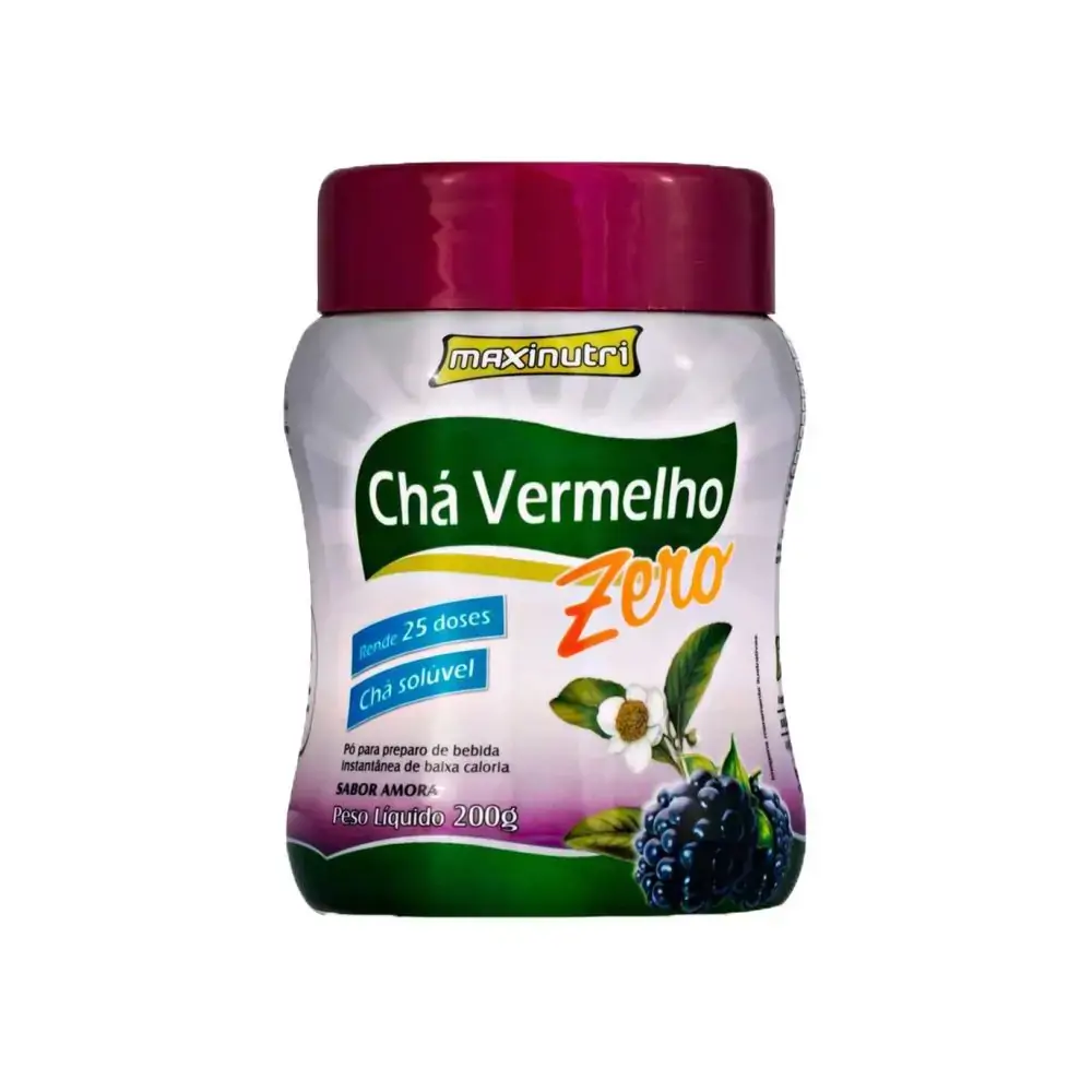 Cha Vermelho Soluvel Amora Zero