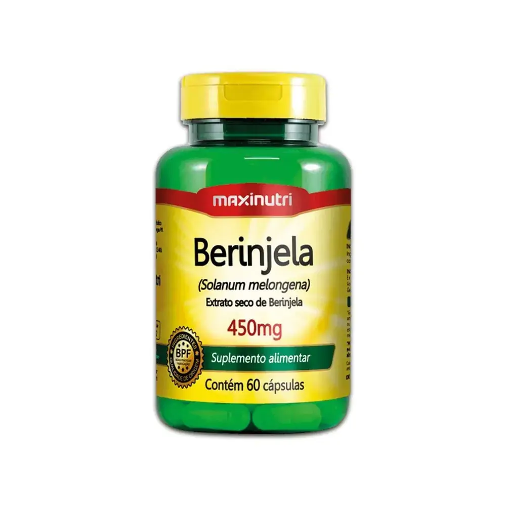 Berinjela 450mg 60 Cápsulas - Maxinutri