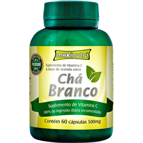 Chá Branco Acerola 60 Cápsulas Maxinutri