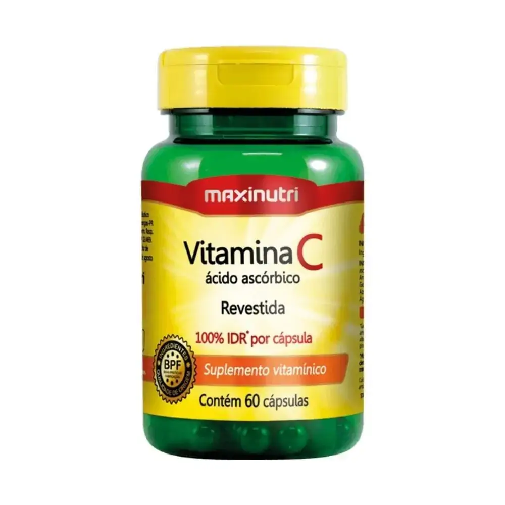 Vitamina C 60 cápsulas - MaxiNutri