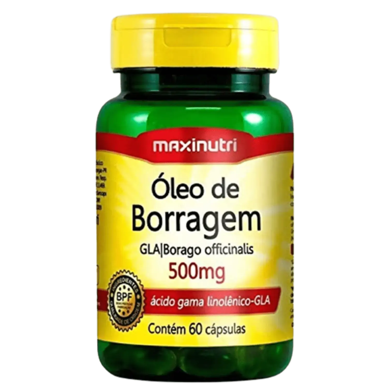 Óleo de Borragem 60 cápsulas - Maxinutri