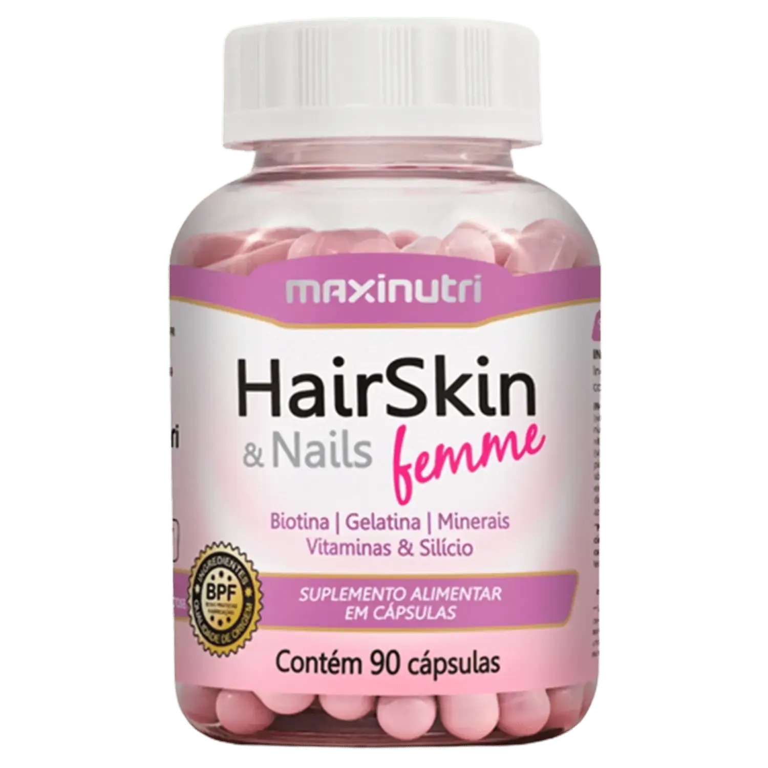 Hair, Skin & Nails Femme 90 cápsulas - MaxiNutri
