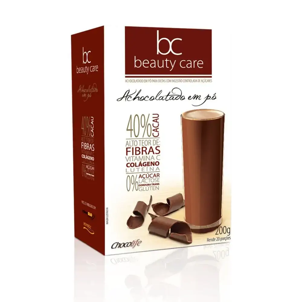 Achoc Em Po 40 Cacau 200gr Beauty Care