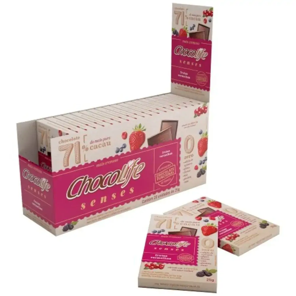 Chocolife Senses 71 Frutas Vermelhas Chocolife