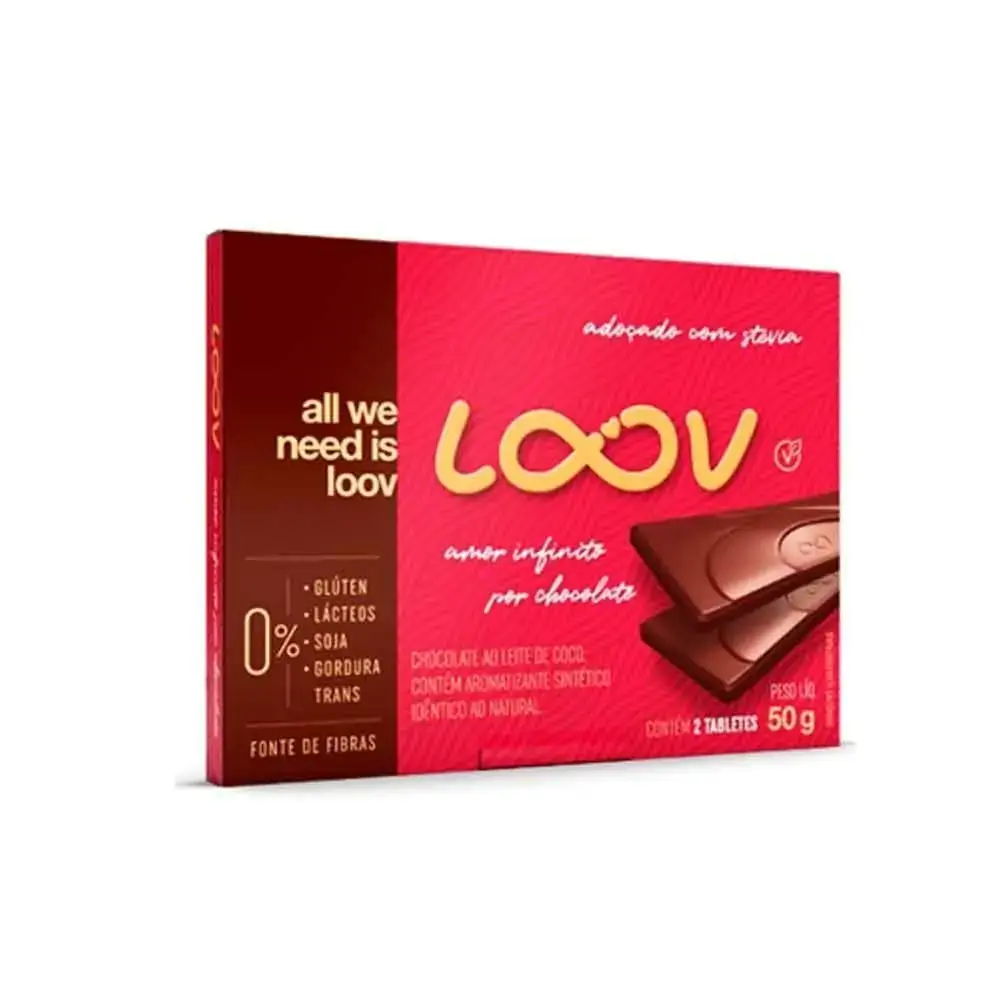 Chocolife Loov Ao Leite De Coco 50g