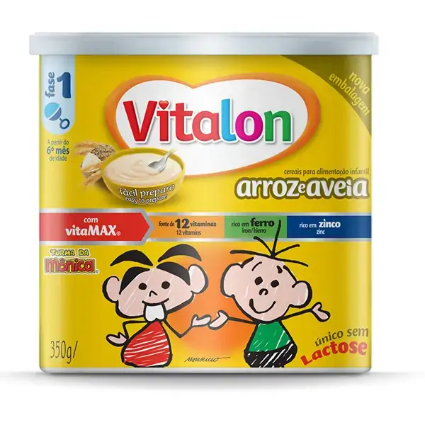 Mingau Vitalon T. Monica Pote Aveia