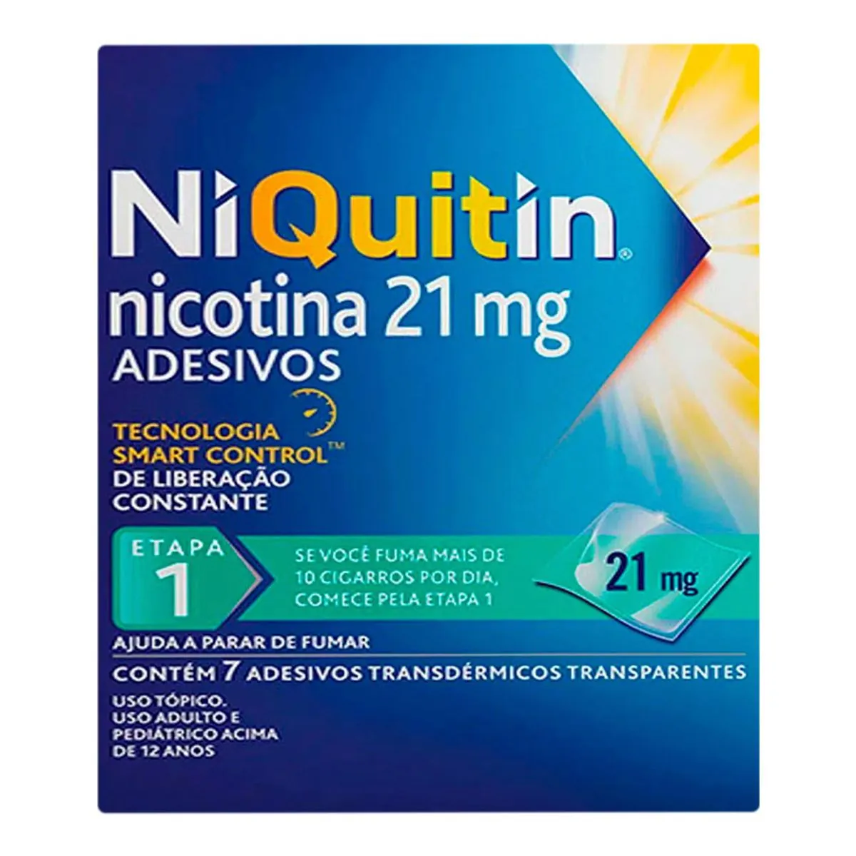 Niquitin Transdérmicos 21 mg com 7 adesivos