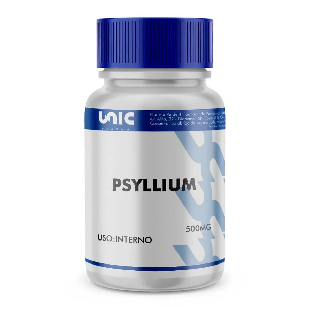 Psyllium 500Mg - 60 Cápsulas