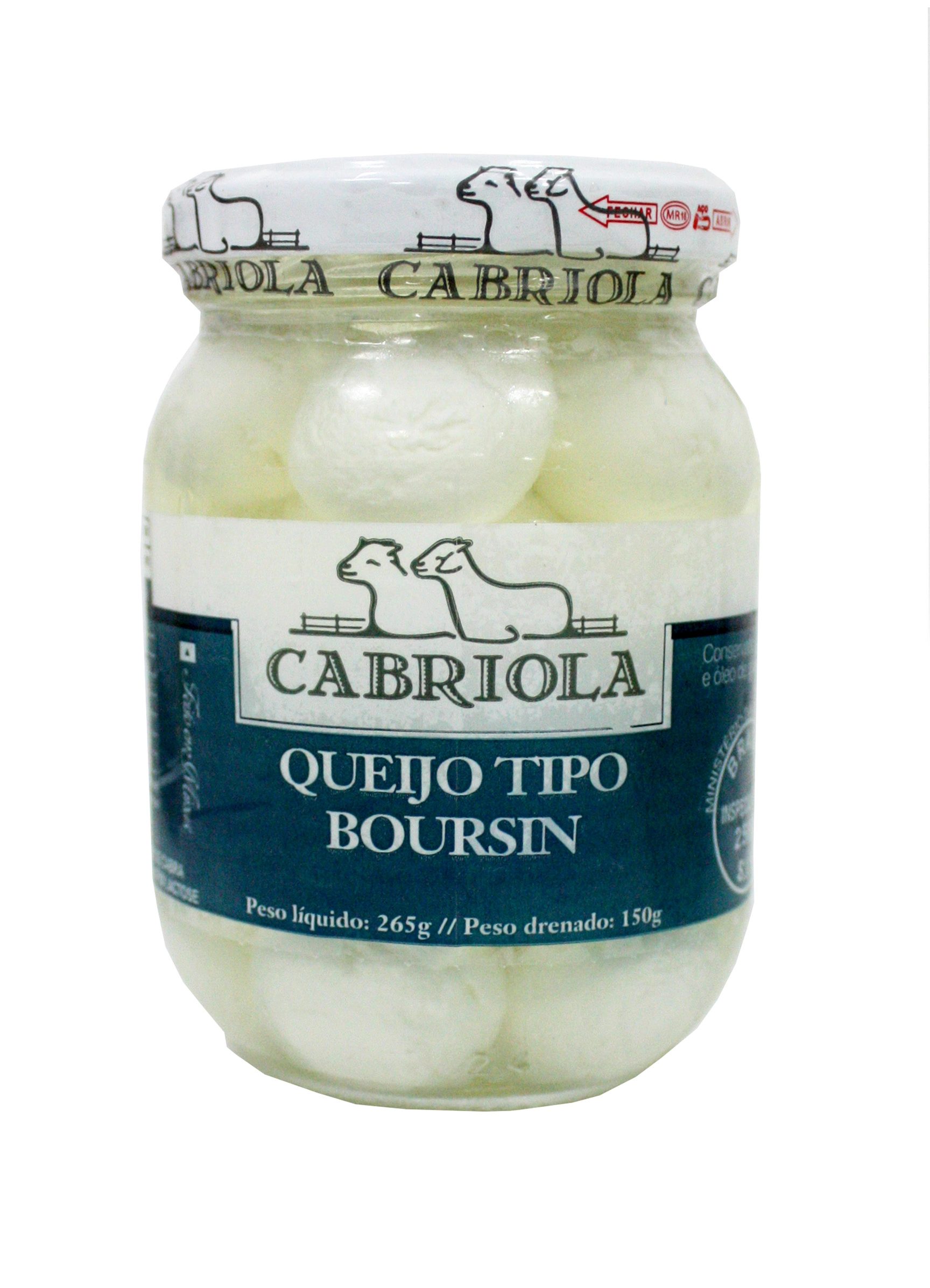 Queijo Boursin 265g Leiteria Cabriola