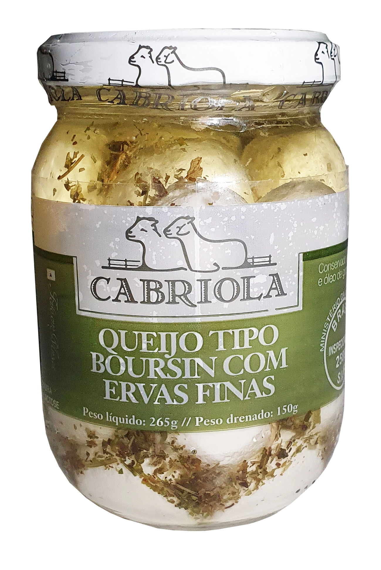 Queijo Tipo Boursin Com Ervas Finas 165g Leiteria