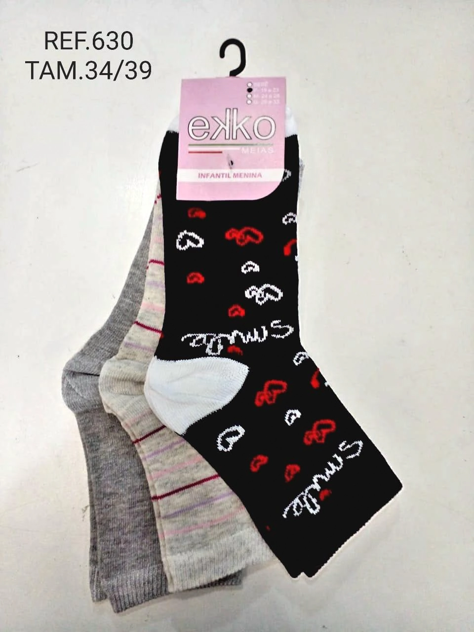 Meia Ecco Fem.34a39 Ref.630