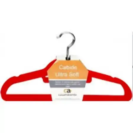 Jg C/10 Cabides Casambiente Cor Vinho