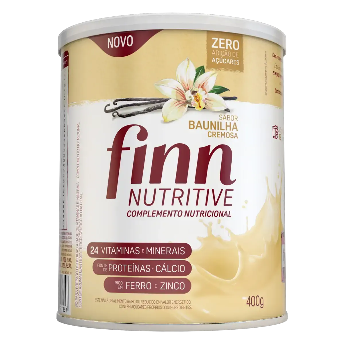 Complemento Nutricional Baunilha Cremosa Finn Nutritive Lata 400g