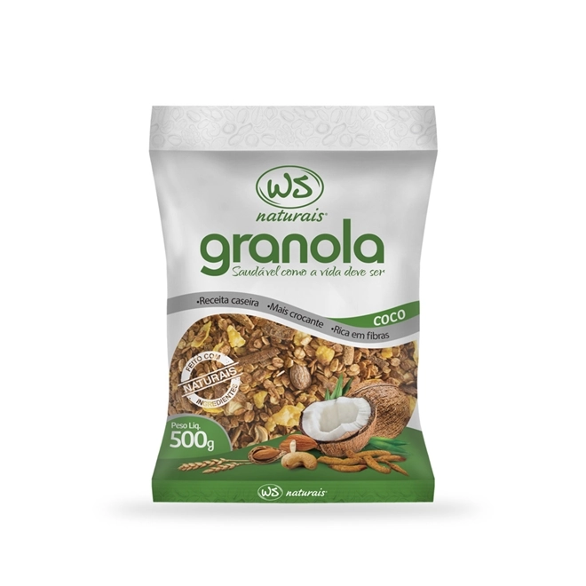 Granola Coco Caseira Ws 500g