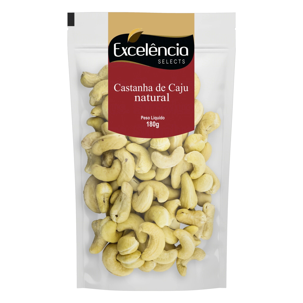 Castanha De Caju Natural Excelência Selects Pouch 180g