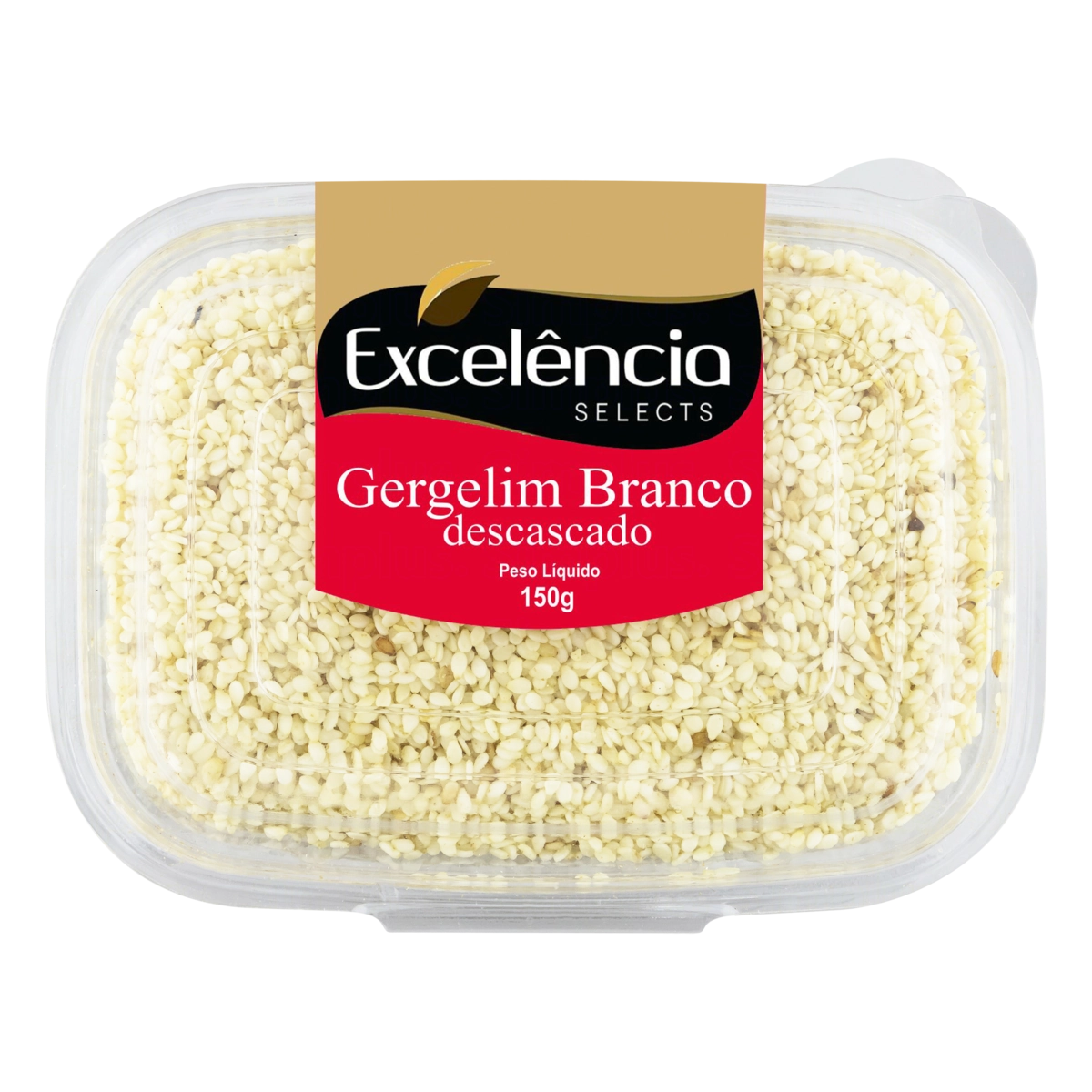 Gergelim Branco Sem Casca Excelência Selects Pote 150g