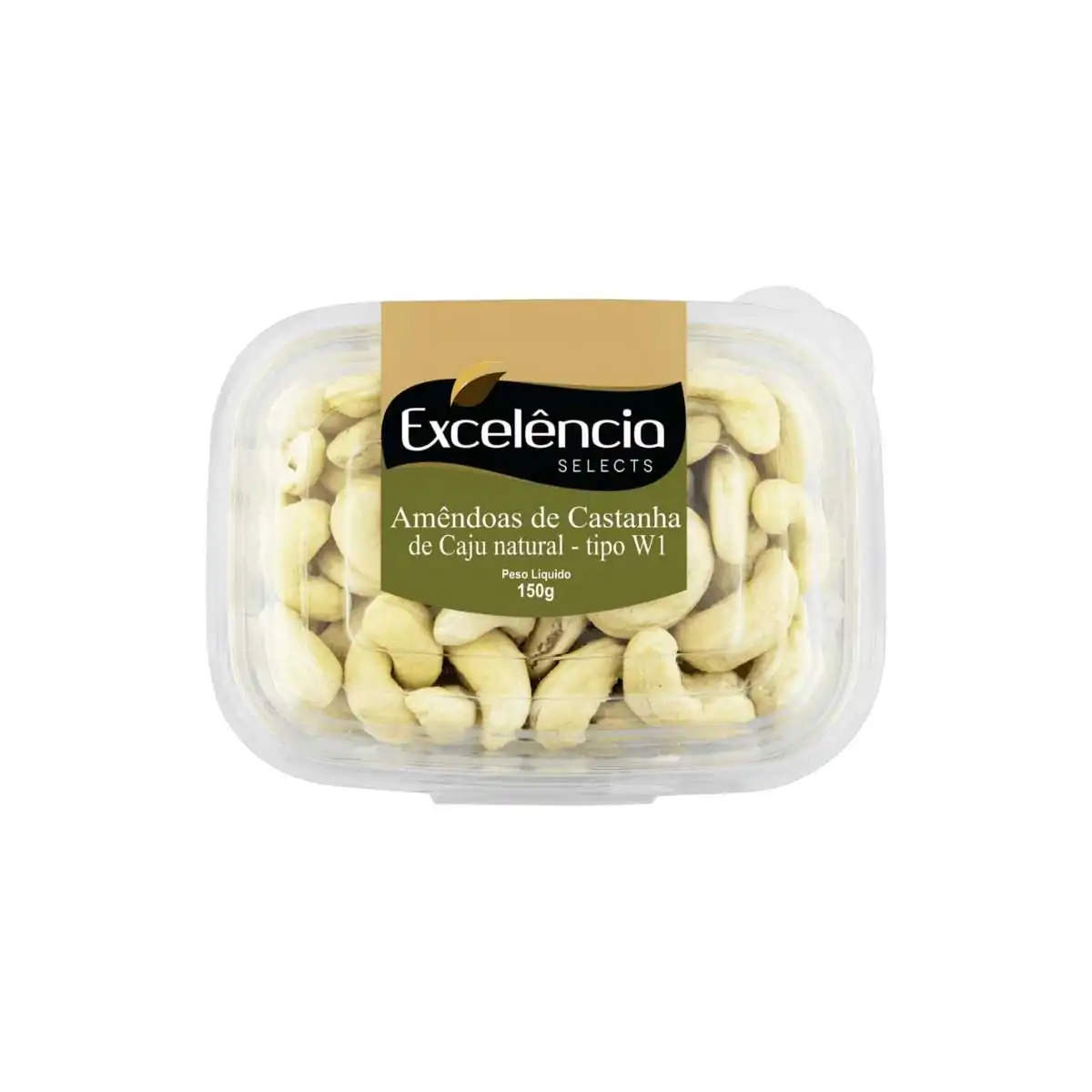 Castanha de Caju Natural Excelência 150 g