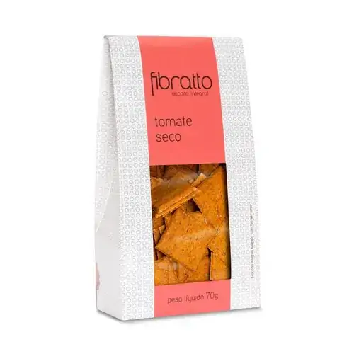 Fibratto Biscoito Integral Tomate Seco 70g Alimentos