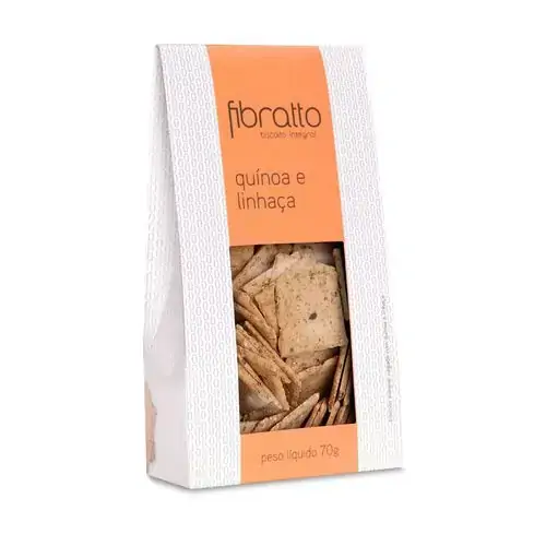 Bisct Integral Quinoa Linhaca 70g Fibratto