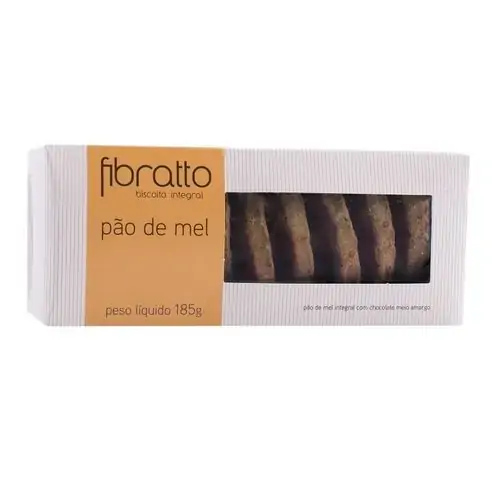Biscoito Integral Pao De Mel 175g Fibrato