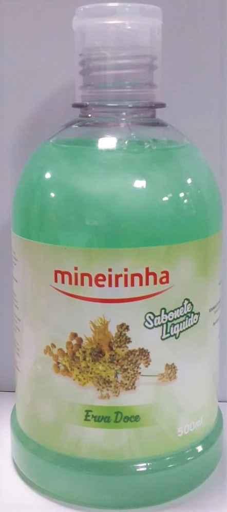Sabonete. Líquido. Mineirinha Erva Doce C/6