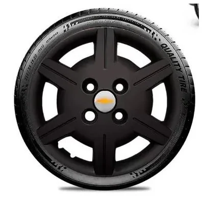 Calota Aro 13 Pol. Black Fosco Fixação por Parafuso - CALLMAX DS962BLF