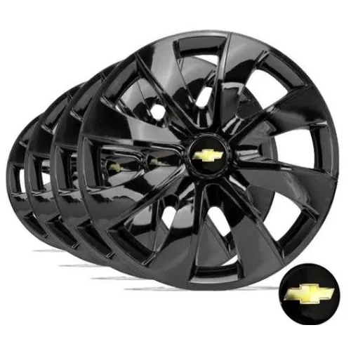 Calota Aro 13 Pol. Black Fosco Fixação por Parafuso - CALLMAX DS1074BLP