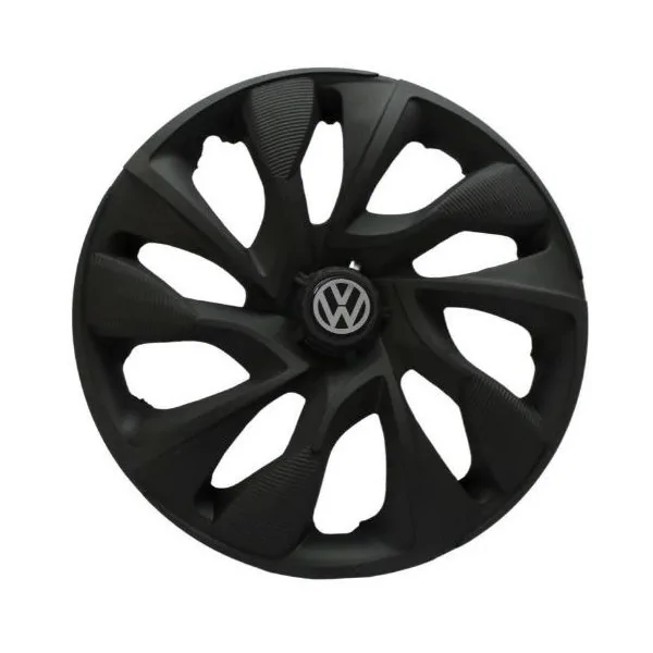 Calota Aro 15 Pol. Black Fosco Fixação por Parafuso - CALLMAX DS1066BLF