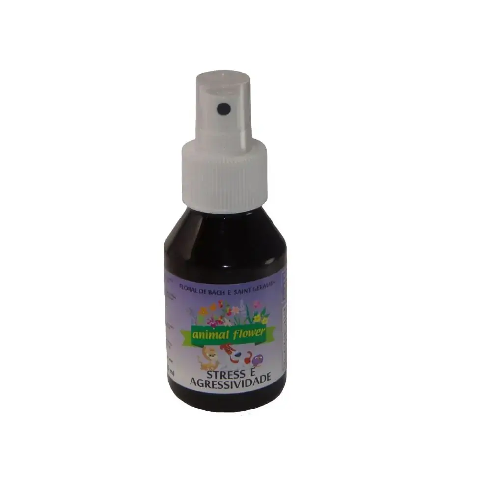 Floral Vet Spray Stress e Agressividade Animal Flower 100ml